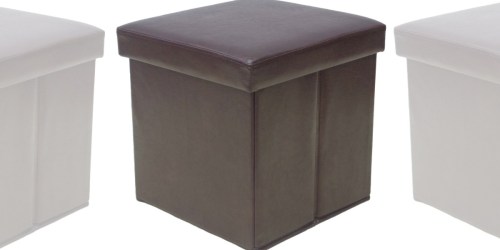 Walmart: Mainstays Collapsible Storage Ottoman Only $8.65 (Regularly $19) – Great Reviews