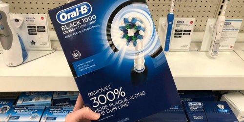 Oral-B 1000 CrossAction Electric Toothbrush Only $24.94 After Rebate (Regularly $65) & More