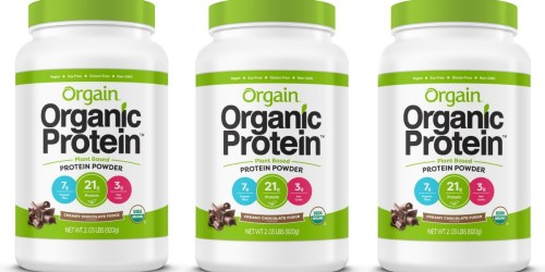 Amazon Prime: Orgain Organic Plant Based Protein Powder 2-Pound Tub Only $16.66 Shipped