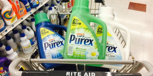 Rite Aid: FREE Purex Laundry Detergent (After Cash Back) – Just Use Your Phone