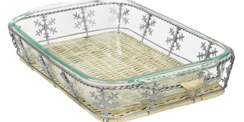Pyrex Baking Dish & Snowflake Basket Just $8.99 Shipped (Regularly $32)