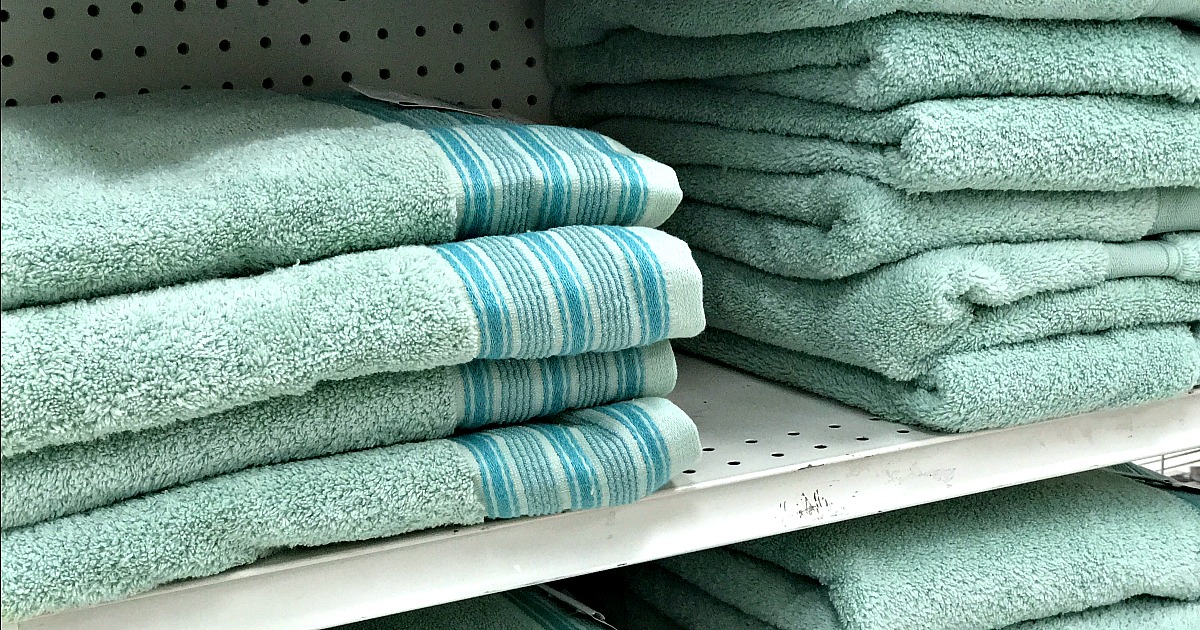 shopko towels on a shelf