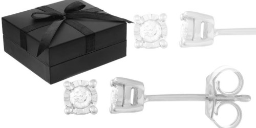 Kohl’s Cardholders: Sterling Silver 1/10 Carat Diamond Earrings $15.39 Shipped (Reg. $105)