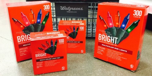 Walgreens: Buy 1 Get 1 FREE Christmas Lights