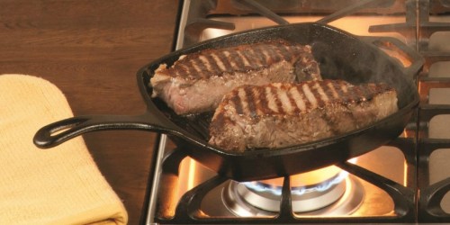 Lodge Cast Iron Pre-Seasoned Square Grill Pan Only $12.99 (Regularly $33) – Great Reviews