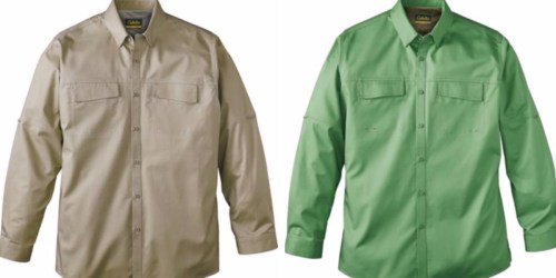 Cabela’s Men’s Fishing Shirts Just $6.88 (Regularly $40) + BIG Savings on The North Face