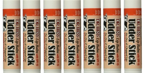 Amazon: Dr. Hess Udder Stick Lip Balm 4-Pack ONLY $2.36 Shipped (Just 59¢ Each)