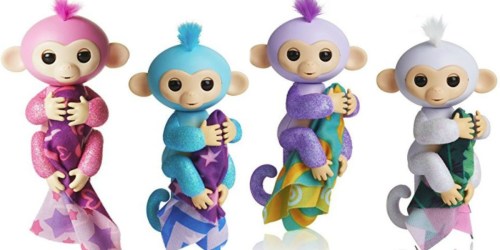 Fingerlings Glitter Monkeys AND Bonus Blankie ONLY $17.99 Each