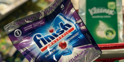 50% Off Finish Powerball Quantum Max 45-Count Packs After Gift Card at Target & More