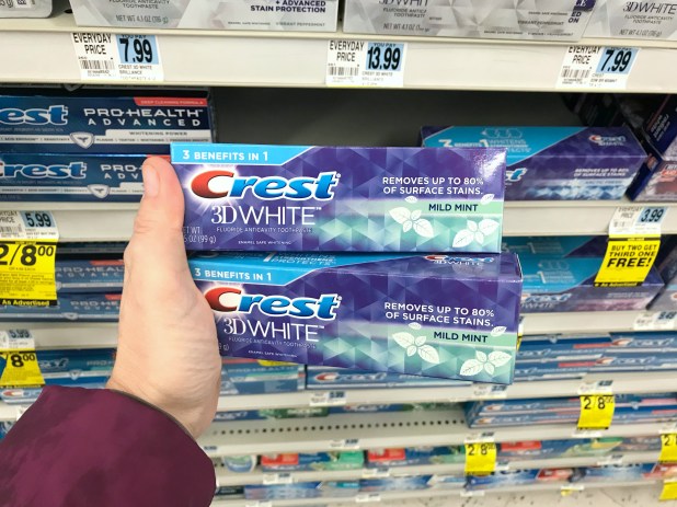 Rite Aid Crest Toothpaste