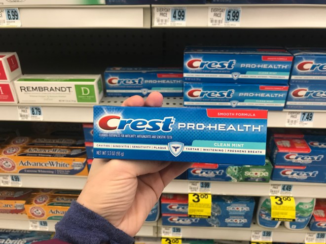 Rite Aid Crest Toothpaste