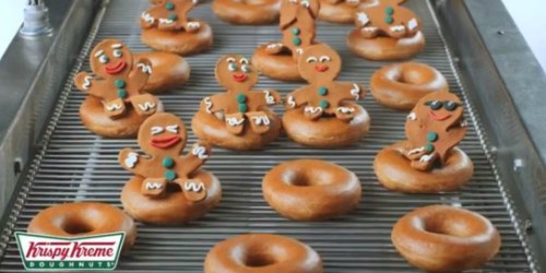 Krispy Kreme Gingerbread Doughnuts Coming on December 12th (One Day Only)