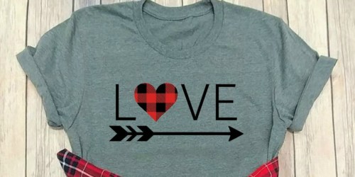 Adorable Valentine’s Day Tees Just $13.99 (Regularly $27)