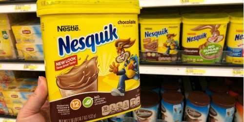 40% Off Nestle Nesquik Powder at Target (Just Use Your Phone)