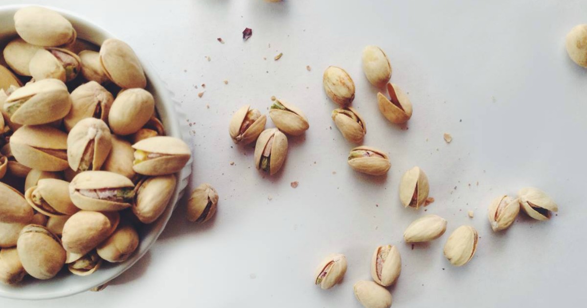 bowl of pistachios