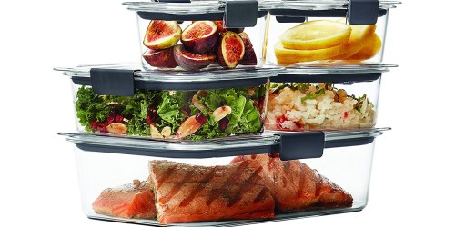 Rubbermaid Brilliance Food Storage Container 10-Piece Set Only $11.39 (Lowest Price Ever)