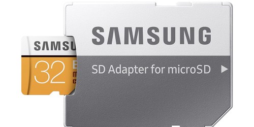 Amazon: Samsung 32GB MicroSDHC EVO Memory Card w/ Adapter Only $7.99 (Regularly $17)