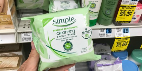 BIG Savings on Simple, St. Ives, Noxzema and POND’S at Rite Aid After Cash Back