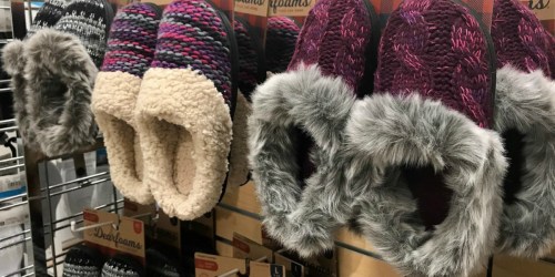 Women’s Dearfoam Slippers Only $7.49 (Regularly $28+)