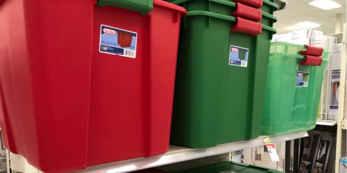 Target Storage Sale: Sterilite 20-Gallon Storage Totes w/ Lid ONLY $5 & More