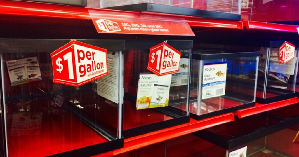 $1 per gallon aquarium tank 