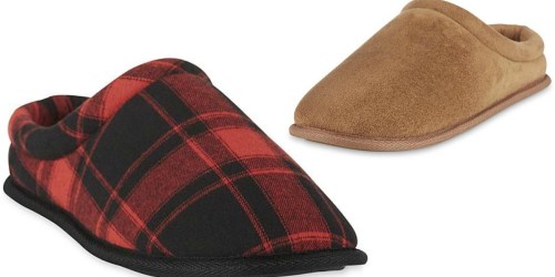 Kmart.com: Men’s Slippers Just $5 or LESS (Regularly $15)