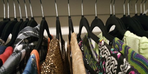Amazon: 100 Velvet-Lined Hangers as Low as $22.58 (Regularly $34)