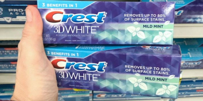 Walgreens.com: Crest 3D White Toothpaste Just 45¢ w/ Free In-Store Pickup