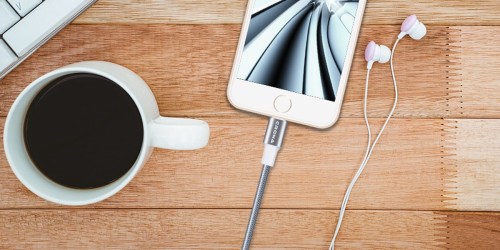 Amazon: Braided Lightning Cables 4-Pack Only $10.94