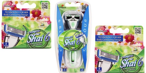 Dorco Shai Smooth Touch Combo Set Only $10 Shipped (Includes Razor & 10 Cartridges)