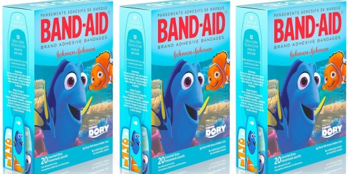 Amazon: Finding Dory Band-Aid 20-Count Bandages Just $1.50 (Ships w/ $25 Order)