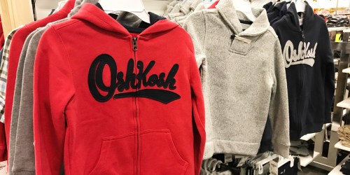 Kohl’s Cardholders: OshKosh B’Gosh Hoodies Just $7 Shipped (Regularly $32) & More
