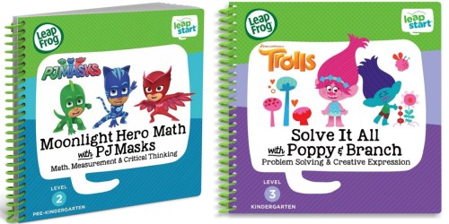 LeapFrog LeapStart Activity Books Only $7.99 Each (Regularly $13) – Paw Patrol, PJ Masks & Trolls