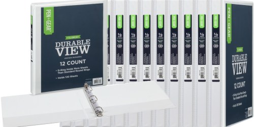 Walmart.com: TWELVE 3-Ring Binders Only $10.94 (Regularly $22) – Just 91¢ Each