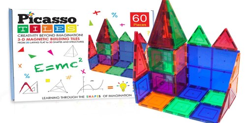 Amazon: Picasso Tiles 3D Building Blocks 60-Piece Set Only $35.99 Shipped (Awesome Reviews)