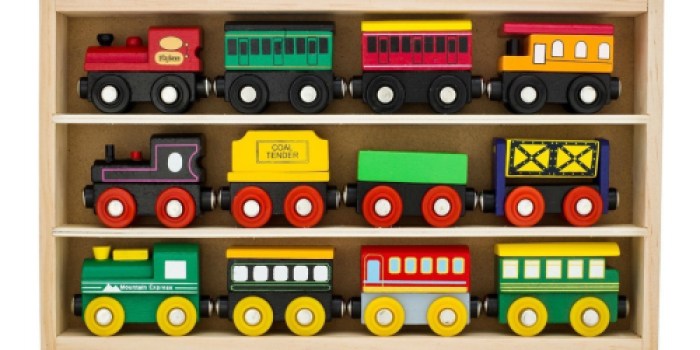 Amazon: 12-Piece Wooden Train Car Set Only $14.81