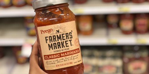 Prego Farmers’ Market Sauce Only $1.91 at Target (Just Use Your Phone)