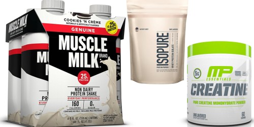 30% Off Sports Nutrition on Amazon = Muscle Milk Protein Shake 4-Pack Only $5.64 Shipped & More