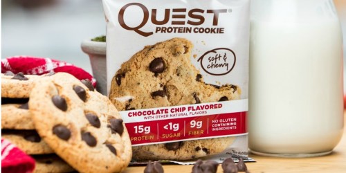 Amazon: Quest Nutrition Gluten Free Protein Cookie 12 Pack Only $16.06 (Regularly $30)