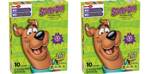 Amazon: 8 Boxes Scooby Doo Fruit Snacks Only $9.20 Shipped (Just $1.15 Per Box)