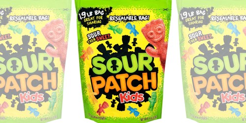 Sour Patch Kids Sweet & Sour Gummy Candy 1.9lb Bag Only $3.99 (Ships w/ $25 Order)