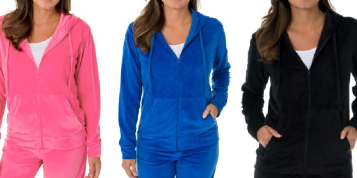 Walmart.com: Danskin Women’s Velour Hoodie & Pant Tracksuit ONLY $9 (Regularly $25)