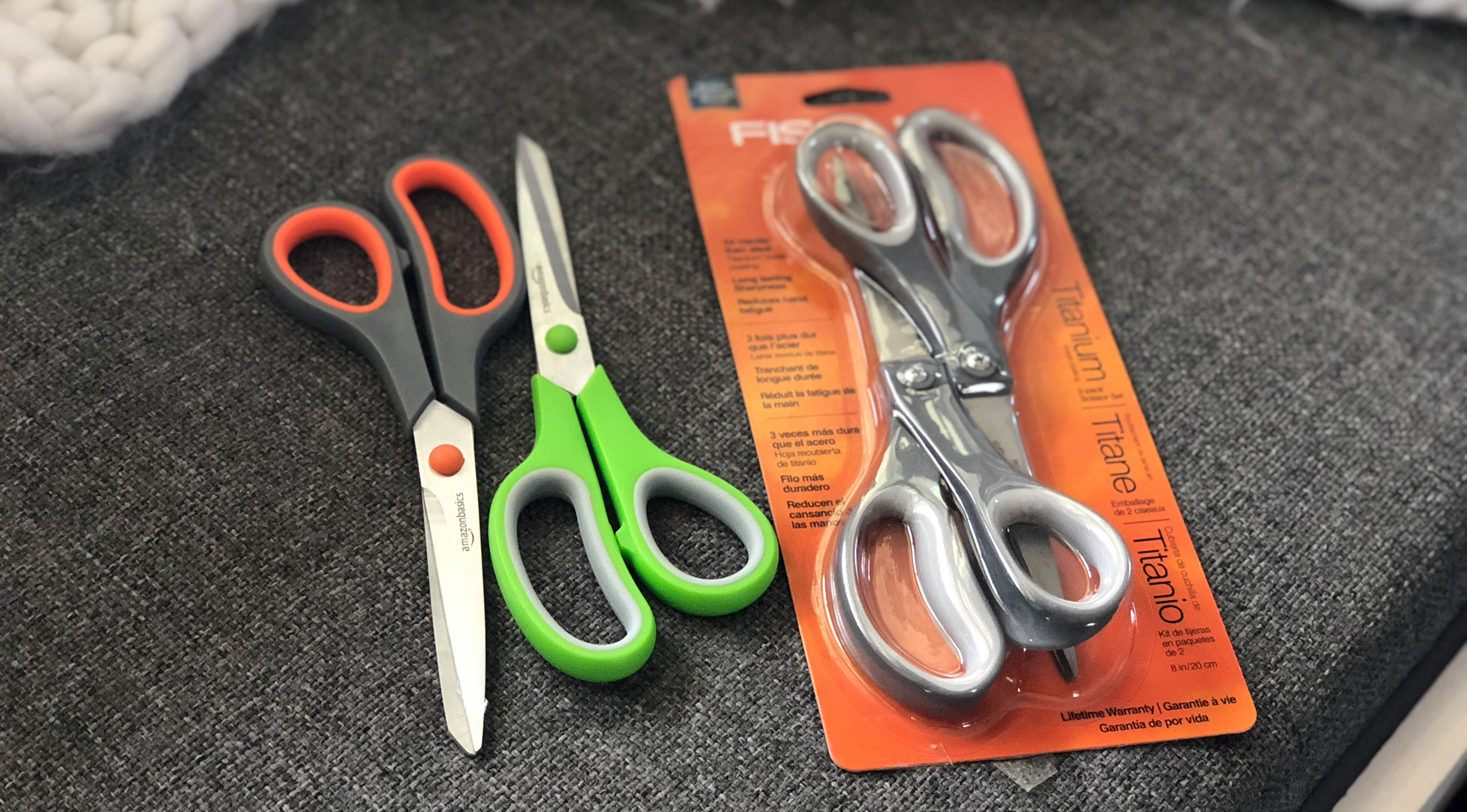 A cost comparison of the Amazon brand cost includes a scissors test.