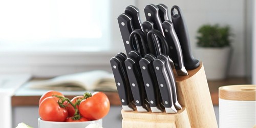 AmazonBasics Premium 18-Piece Knife Block Set Just $44.99 Shipped (Regularly $65)