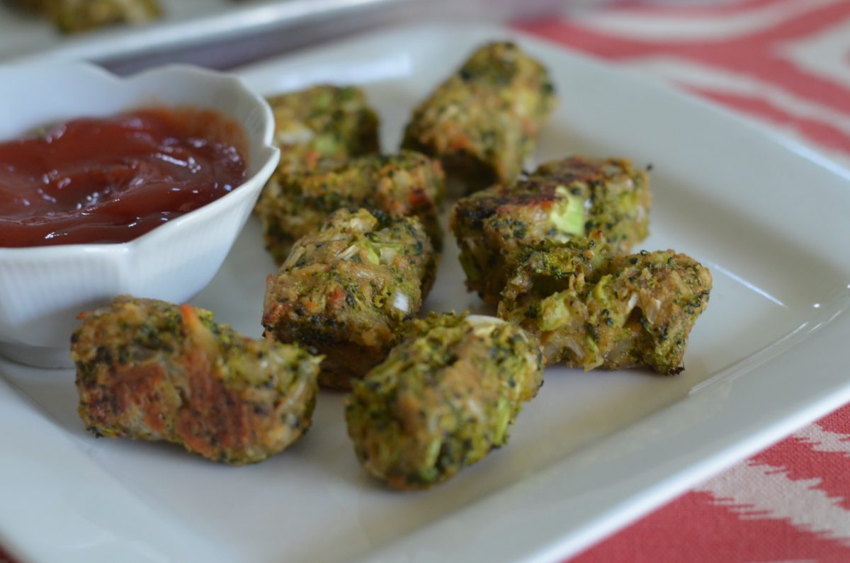 making broccoli tots