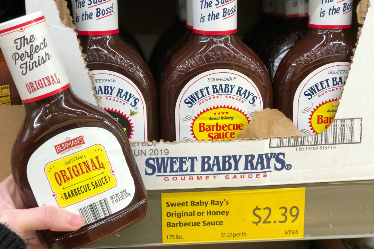 BBQ sauce at Aldi