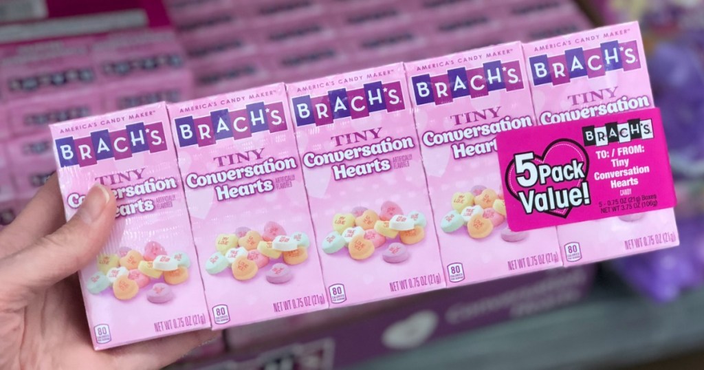 brachs tiny conversation hearts 5 pack 