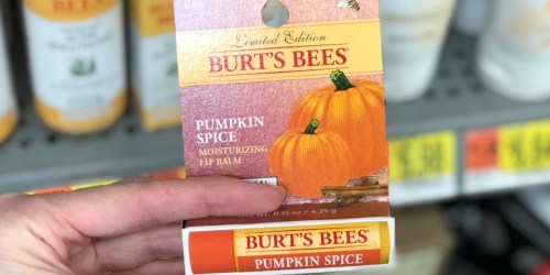 FREE Shipping on ANY Burt’s Bees Order | Pumpkin Spice Lip Balm Just $3.99 Shipped