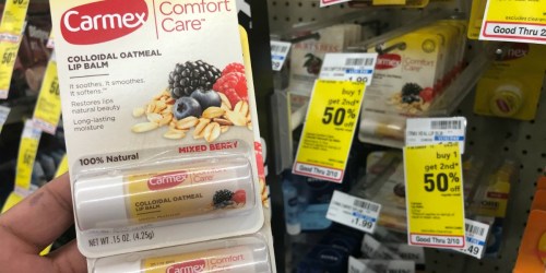 Carmex Lip Balm Only 54¢ Each After Cash Back at CVS