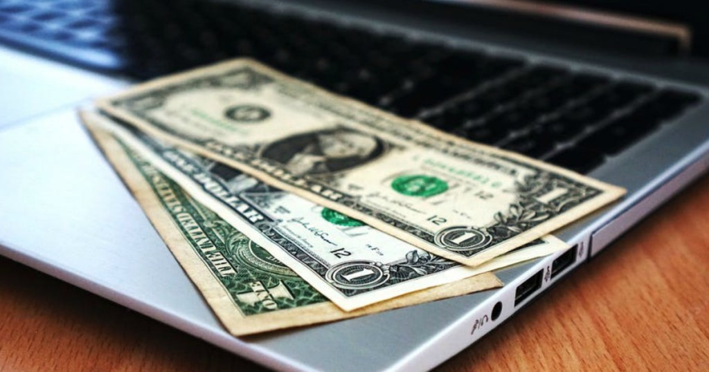 Cash on Computer